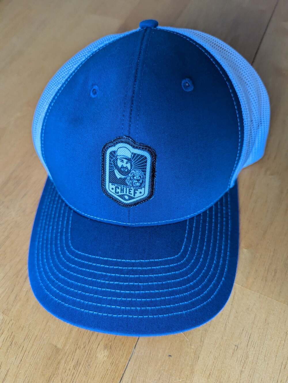 Richardson 112 Trucker Hat with Custom Do The Right Thing Chief Patch